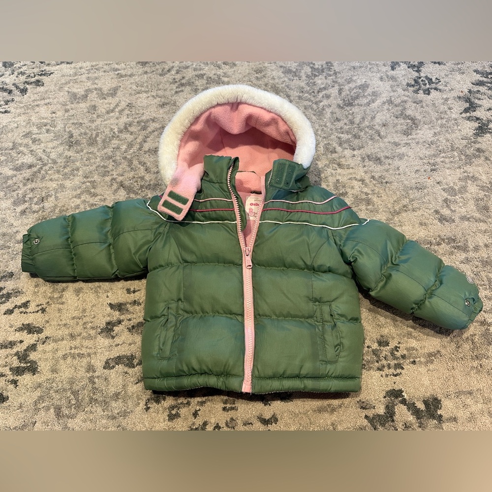 OshKosh B'gosh Pink Floral Fleece 24mo